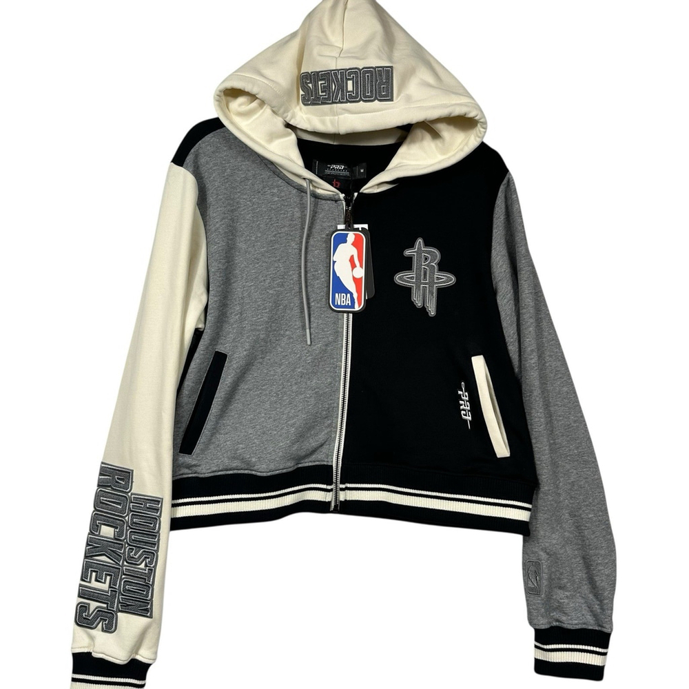 Houston Rockets Pro Standard Black Reverse French Terry Full Zip Hoodie Large